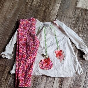 Bonnie Jean White and Pink Kids Matching Set